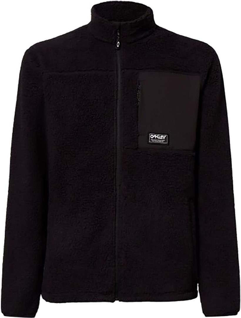Oakley mens Mountain Fire Sherpa Sweatshirt (X-Small, Blackout)