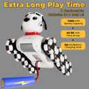 BLF FUN Remote Control Robot Dog Toys 6-8, 8WD Gesture Sensing Rc Stunt Car with Light and Music, Robot Pet Dog Toys for Kid Boys Christmas Birthday Gifts Age 8-12 (White Color)