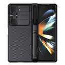 Nillkin for Samsung Galaxy Z Fold 5 Case, Hinge Protection, Hidden Kickstand & Metal Camera Lens Protector, Slim Fit Protective Phone Case for Galaxy Z Fold 5, Black