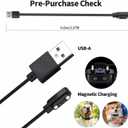 2 x Tonton 5W Charger Replacement Compatible with DINJOO TC-03 Dog Bark Collar and TC03Pro Shock Collar, Fast Charger Power Adapter with USB Magnetic Charging Cable for DINJOO TC03 Dog Training Collar