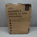 Ubbi Stainless Steel Diaper Pail, Odor Locking, No Special Bag Required, Award-Winning, Registry Must-Have, Taupe