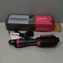 Blow Dryer Brush, 4 in 1 Styling Tools with ION Generator and Ceramic Coating for Fast Drying Hair Types, Pink
