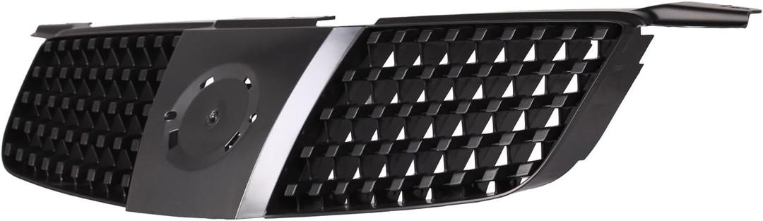 TYG Front Grille Fit for 2004-2005 Nissan Sentra Base/S Model, OE Style Replacement Non-Active Exterior Grille, Replaces 62070-6Z500 NI1200214