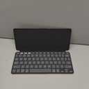 Logitech Keys-to-GO 2 Portable Bluetooth Tablet Keyboard with Built-in Cover, Slim & Compact Wireless Keyboard for Windows, Android, Linux, iPad, iPhone, Mac, Apple TV - Graphite