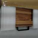 Natural Acacia Sliding Tray for Coffee Machine Kitchen Appliance slider Moving Caddy, appliance slider,appliance rolling stand air fryer rolling tray