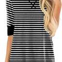 T Shirts for Womens Loose Fit Short Sleeve Casual Tops Cotton Ladies Tshirts Pullover Tees Crew Neck Side Split Tops (Black, S)