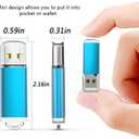 K&ZZ 5 Pack 64GB Flash Drive 64 GB USB Flash Drives USB 2.0 Thumb Drive Gig Zip Drive Stick 64G Flash Memory Stick Jump Drives for PC Laptop, Multicolored