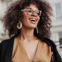 JM 3 Pack Reading Glasses for Women Men, Fashion Square Blue Light Blocking Readers 2.75