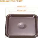 uxcell Furniture Sliders, 8Pcs 2 1/2" - Felt Square Sliding Pads, Reusable Furniture Caster Cups for Carpeted Tile Vinyl Hardwood Floors Protector (Brown)