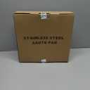 EWFEN 12 Inch Tri-Ply Stainless Steel Frying Pan, Compatible with All Cooktops Up to 600, Large Frying Pan with lids, Induction-Ready Skillet, Dishwasher and Oven Safe, Even Heat, 12" Pan+Handle+Lid