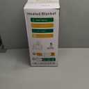 Electric Heated Blanket Queen Size 84''x90'' Soft Flannel & Sherpa Electric Blanket with 10 Heating Levels, Automatically Shut Down After 8h with Overheat Protection Machine Washable (Slate)