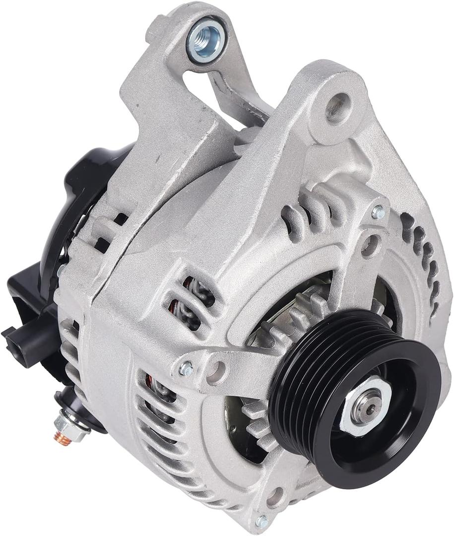 56028697AL Alternator 12V 160A Fit for 2009-2010 Dodge Ram 1500, 2010 Ram 2500, 2011-2014 Ram 1500, 2011-2018 Ram 2500, Ram 3500,5.7L V8 CW 6-Groove Clutch Pulley