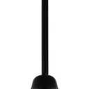 VILUXY Vintage Glass Pendant Light, Single Hanging Pendant Lighting, Black with Clear Glass Shade Classic for Farmhouse, Entryway, Dining Room, Kitchen Island, Foyer