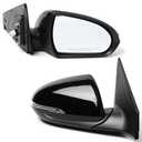 MACJALY Passenger Side Mirror (Right/RH) Compatible with Hyundai Elantra 2017-2020, Power-Adjust, Power-Folding, w/Turn Signal, 7-Pin Connector, Black, Replaces 87620F3020, HY1321226