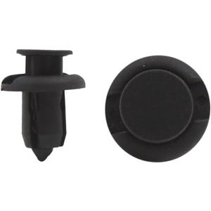 uxcell 50 Pcs Black Plastic Rivets Fasteners 10mm Dia Hole for Car Auto Bumper Fender