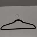 HOUSE DAY Black Velvet Hangers 60 Pack, Non Slip Clothes Felt Hanger Heavy Duty for Coat, Premium Slim Space Saving Suit Hangers for Closet Organizer, 360 Rotating Silver Hook