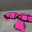 Eomenie Bikini Sets for Women Two Piece Swimsuits High Waisted Color Block Bathing Suits Tie Back Swimwear, Size 2XL