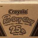 4 x Crayola Air Dry Clay for Kids - White, 25lbs, Bulk Modeling Clay for Kids, No Bake, Sculpting & Molding Material, Bulk Art Supplies for Classrooms