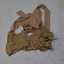 JUMISEE Women Sparkly Rhinestone Butterfly Crop Top Sexy Satin V Neck Bakless Lace Up Cami Tank Top for Rave Festival