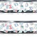 2 Pcs Mahjong Tile Bag Mahjong Racks for Tiles and Pushers Waterproof Tile Zippered Case PVC Clear Mah Jong Gifts, Empty Bag Only, 20 x 4.5 x 2.5