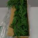 9FT Christmas Garland Norfolk Pine Garland Real Touch Artificial Greenery Garland for Mantle Fireplace Table Indoor Outdoor Holiday Decortions (Dark Green)