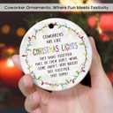 4 x Coworker Christmas Ornaments 2025 - Appreciation Gifts for Coworkers Women, Meaningful Work Besties Gifts for Women Men, Team Ceramic Ornament for Christmas Tree Decorations