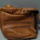 S-ZONE Women Genuine Leather Backpack Casual Convertible Shoulder Bag Purse (Brown)
