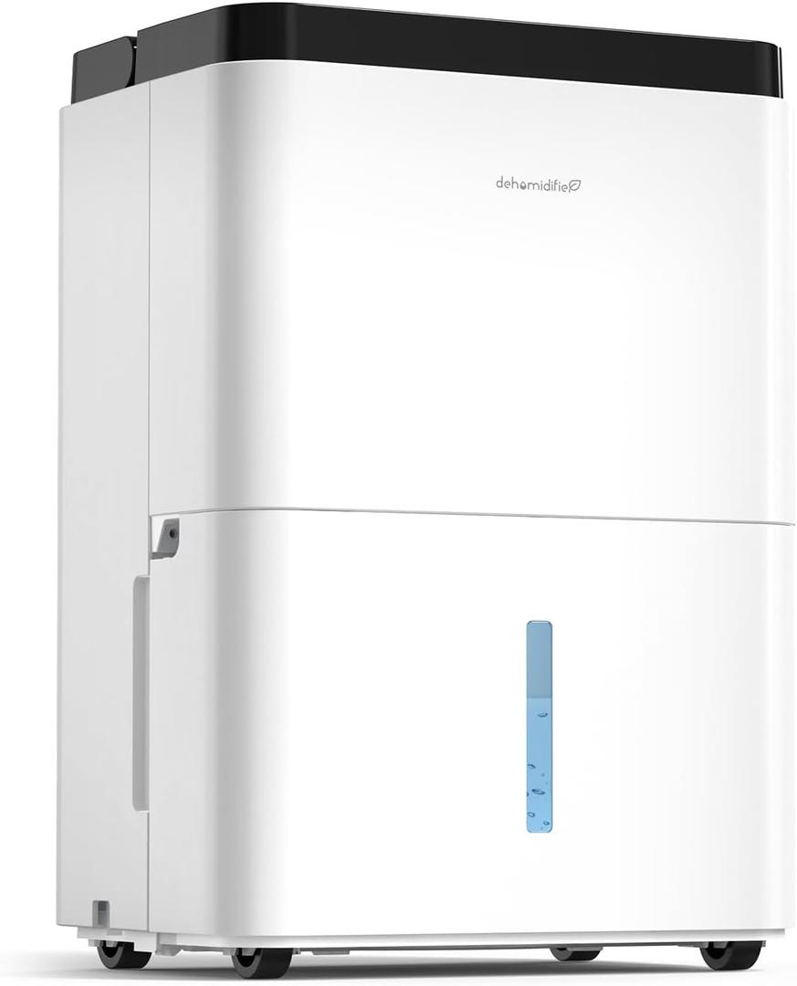 Dehumidifiers for Home Max 35 Pints, Compressor Dehumidifier with Drain Hose, Auto Mode, Dry Clothes, Two Fan Speeds, 24H Timer, Smart Humidity Control, for Bedroom, Basement, Bathroom, Home