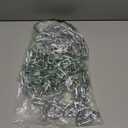 19.6ft (6 m) Length Galvanized Steel Chain, 0.23 Inch(6 mm) Heavy Duty Coil Chain, Stainless Steel Link Chain for Home Outdoor Fence Gate, Garage Doors, Swing Chain, Bicycle Security Lock