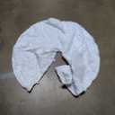 48inch White Christmas Tree Skirt - Faux Fur Plush White Tree Skirts for Home Christmas Tree Decoration Holiday Party Christmas Decorations