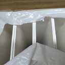 Yaocom 6 Pieces 7/8" x 3" PVC Picket Pack White Vinyl Picket Fence Parts for Outdoor Backyard Garden