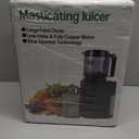 Cold Press Juicer, 5.5inch Wide Feed Chute Juicer Machine, Slow Masticating Juicer for Whole Vegetables & Fruits, Black