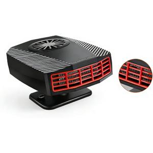 Car Heater,12V Portable Car Heater for Vehicle, Car Defroster Windshield Heater,Portable Heater for Car,Portable Windshield Defogger and Defroster Plug into Cigarette Lighter (Red Black)