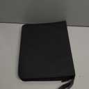 Card Binder for Toploaders,Portable 4 Pockets Trading Card Holder Albums for Sports, Trading, and Gaming Cards Black