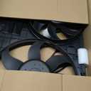WFLNHB Radiator Cooling Dual Fan 1K0121205AD9B9 Replacement for Audi A3 Jetta CC Gtieos Beetle 1.8L 1.9L 2.0L