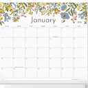 Cabbrix Magnetic Calendar for Fridge, 2026 Refrigerator Calendar Including January 2026 to June 2027 for Planning and Organizing Your Life, 13" x 11-1/2", Floral