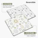 Foldable Baby Play Mat, PIGLOG Waterproof Playmats for Babies and Toddlers Kids, Safe Foam Playmat for Tummy Time, 50x50 Playpen Mat, Reversible Portable Baby Floor Mat for Infant, Toddler(Circle)