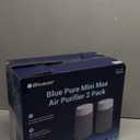 2 Pack YARIKI Air Purifiers for Bedroom Home with Aromatherapy Function,Small Air Purifier with Nightlight Speed Control,24dB Low Noise for Better Sleep,For Pet Room Dorm Kitchen,P60 (Black)