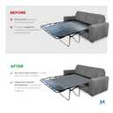 Meliusly Heavy Duty Sleeper Sofa Support Board (48x60 - Queen Size) Reinforced Wood Sofa Bed Support, Pull Out Couch Mattress Board, Sleeper Bar Shield, SleeperSaver