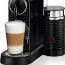 Nespresso CitiZ Coffee and Espresso Machine by De'Longhi with Milk Frother, Black, 9.3 x 14.6 x 10.9 inches