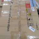 DWVO Large Vanity Desk with Mirror - RGB LED and Charging Station, Make up Vanity Mirror with 3 Lights Mode and Brightness Adjusted, Large Storage Space-10 Drawers, 3 Open Shelves, White