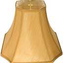 Tootoo Star Antique Octagonal Royal Bell Lamp Shade for Floor Lampshade and Table Lamp,(6.3x6.3) x(13x13) x10.8",Antique Gold