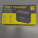 Tribit PocketGo Bluetooth Shower Speaker, IP68 Waterproof/Dustproof, Portable Speaker with 20H Playtime, Wireless, BT6.0, Supports TF Card, Electronics for Travel/Outdoors/Home (Black)