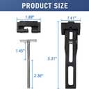 DICMIC Truck Tonneau Cover Replacement and Accessories Part Kit for Hard Tri-fold & Quad-fold Truck Bed Cover Include Nut, T-Bolt and Tonneau Cover Clamp, 2X Rear Clamp