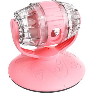 Interactive Cat Toy- Cat Treat Dispensing Toy Kitten Puzzle Feeder, Slow Feed Bowl Treat Dispenser for Indoor Cats, Puppy Enrichment Training Toys Pet Interactive Toys for Kitten Enrichment (Pink)