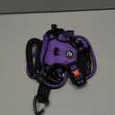 IVY&LANE No Pull Dog Harness for Small Dogs, Dog Vest Harness with Leash, Safety Belt and Storage Strap, Fully Adjustable Harness, 360?Reflective Strip, Soft Handle (Purple, M)