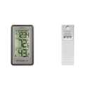 La Crosse Digital Indoor Outdoor Thermometer Bundle with Wireless Outdoor Temperature Humidity Sensor, 24-hr Display, Multi-Format Calendar, Battery Monitoring