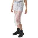 Lace Sarong Wraps for Women Beach Swim Sarong Coverups White Womens Bathing Suit Wrap Skirt Cover up (White, Small)