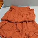 ANRABESS Womens Maxi Skirt Elastic High Waist Swing Tiered A-line Flowy Pleated Boho Beach Vacation Long Skirts (Medium, Rust)