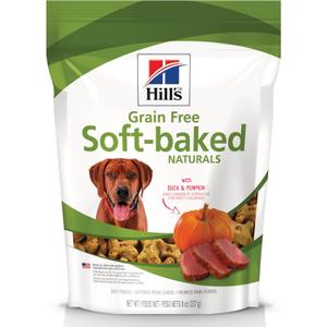 Hill's Grain Free Soft-Baked Naturals Dog Treats, Duck & Pumpkin, 8 oz. Bag (8 Ounce (Pack of 1))